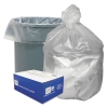 Waste Can Liners, 45 gal, 10 mic, 40" x 46", Natural, 25 Bag