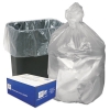Can Liners, 16 gal, 8 mic, 24" x 33", Natural, 50 Bags/Roll,