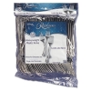 Reflections Heavyweight Plastic Utensils, Fork, Silver, 40/P