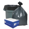 Can Liners, 30 gal, 1.35 mil, 30" x 36", Gray, 10 Bags/Roll,