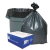 Can Liners, 33 gal, 1.35 mil, 33" x 40", Gray, 10 Bags/Roll,