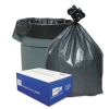 Can Liners, 56 gal, 1.55 mil, 43" x 48", Gray, 10 Bags/Roll,