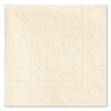 Embossed Beverage Napkins, 2-Ply, 9.5 x 9.5, Ecru, 1,000/Car