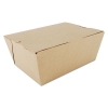 ChampPak Carryout Boxes, #4, 7.75 x 5.5 x 3.5, Brown, Paper,
