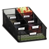 Onyx Breakroom Organizers, 7 Compartments, 16 x 8.5 x 5.25,