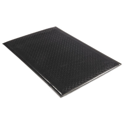 Soft Step Supreme Anti-Fatigue Floor Mat, Rectangular, Black