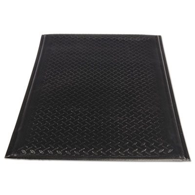 Soft Step Supreme Anti-Fatigue Floor Mat, Rectangular, Black