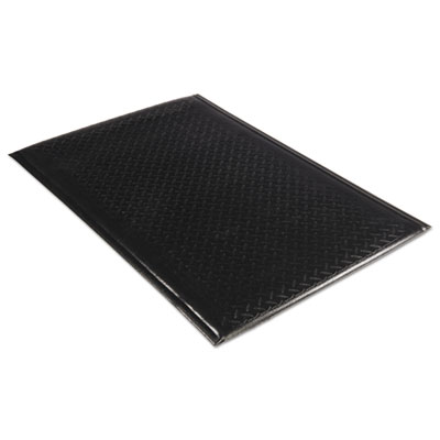 Soft Step Supreme Anti-Fatigue Floor Mat, Rectangular, Black