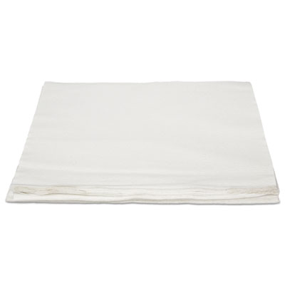 TASKBrand TopLine Linen Replacement Napkins, 1-Ply White, 16