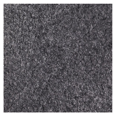 EcoStep Wiper Mat, Rectangular, Charcoal Gray Cut Pile Surfa