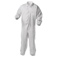 A35 Liquid And Particle Protection Coveralls, Zipper Front,