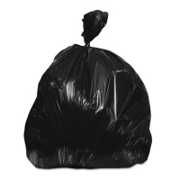 High-Density Waste Can Liners, 45 gal, 22 mic, 40" x 48", Bl