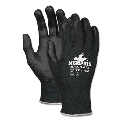 Nitrile Coated Kevlar Gloves, EN388: 4542, 10" Long, Large,
