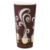 Thermoguard Insulated Paper Hot Cups, 24 oz, Steam Print Des