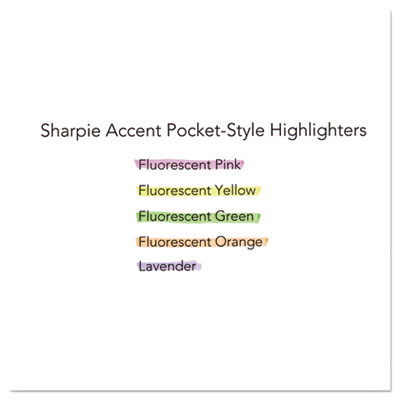 Pocket Style Highlighter Value Pack, Yellow Ink, Chisel Tip,