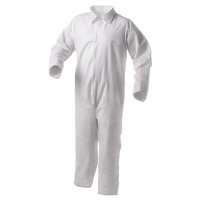 A35 Liquid And Particle Protection Coveralls, Zipper Front,