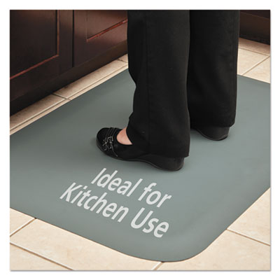 Pro Top Anti-Fatigue Mat, Rectangular, Gray Closed Cell Surf