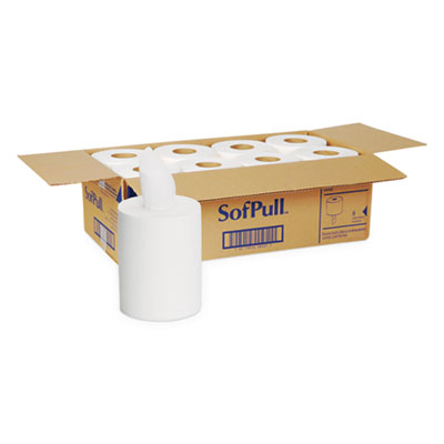 SofPull Premium Junior Capacity Towel, 1-Ply, 7.8 x 14.8, Wh