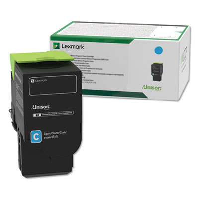78c10c0 Return Program Toner, 1,400 Page-Yield, Cyan