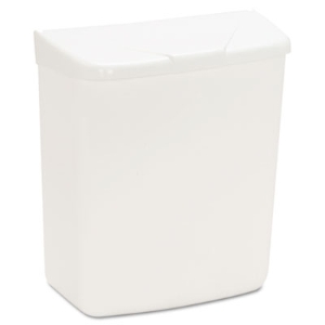 Wall Mount Sanitary Napkin Receptacle-PPC, 1 gal, PPC Plasti