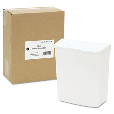 Wall Mount Sanitary Napkin Receptacle-PPC, 1 gal, PPC Plasti