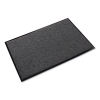 Rely-On Olefin Indoor Wiper Mat, Rectangular, Charcoal Gray