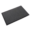 Rely-On Olefin Indoor Wiper Mat, Rectangular, Charcoal Gray