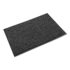 Cross-Over Wiper/Scraper Mat, Rectangular, Gray Carpeted Sur