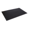Crown-Tred Indoor/Outdoor Scraper Mat, Black Loop-Twist Ribb