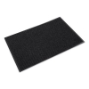 Needle-Rib Wiper/Scraper Mat, Rectangular, Charcoal Gray Rib