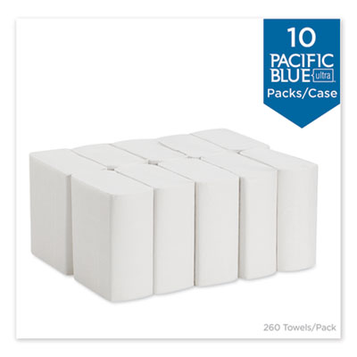 Pacific Blue Ultra Z-Fold Folded Paper Towels, 1-Ply, 8 x 11