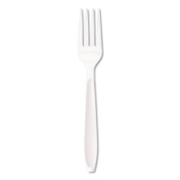 Impress Heavyweight Full-Length Polystyrene Cutlery, Fork, P