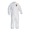 A40 Elastic-Cuff and Ankles Coveralls, White, 2X-Large, 25/C