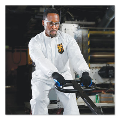 A40 Coveralls, Elastic Wrists/ankles, X-Large, White