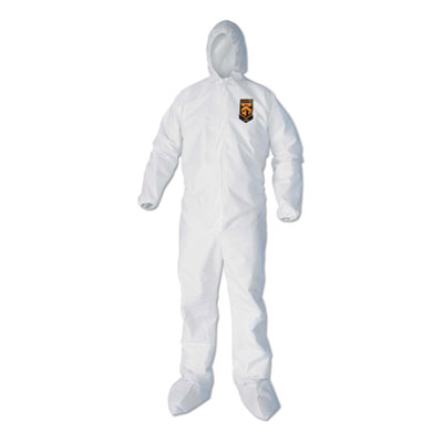 A40 Elastic-Cuff, Ankle, Hood and Boot Coveralls, 3X-Large,