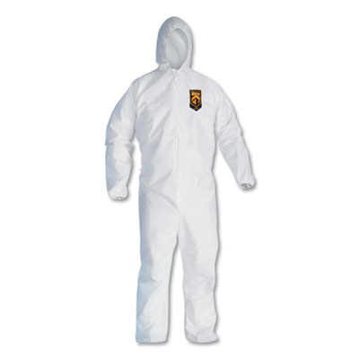 A20 Elastic Back, Cuff And Ankles Hooded Coveralls, 4x-Large