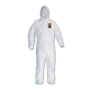 A20 Elastic Back, Cuff And Ankle Hooded Coveralls, Zip, X-La
