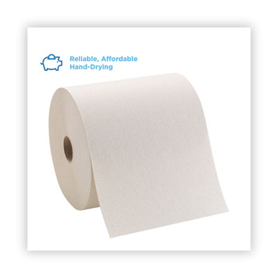 Pacific Blue Basic Recycled Nonperforated Paper Towel Rolls,