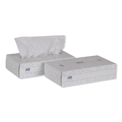 Advanced Facial Tissue, Flat Box, 2-Ply, White, 100 Sheets/B