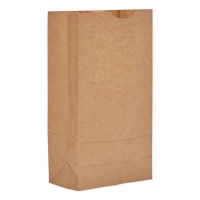 Grocery Paper Bags, 10# Size, 35# Basis Weight, 7" x 4.38" x