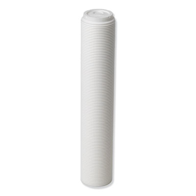 Dome Hot Drink Lids, WiseSize, Fits 8 oz Hot Cups, Plastic,