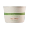 No Tree Paper Bowls, 16 oz, 4.4" Diameter x 3" h, Natural, S