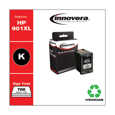 Remanufactured Black High-Yield Ink, Replacement for 901XL (