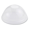 PLA Clear Cold Cup Lids, Dome Lid, Fits 9 oz to 24 oz Cold C