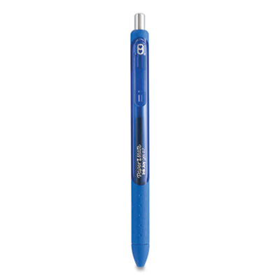 Inkjoy Gel Pen, Retractable, Medium 0.7 Mm, Blue Ink, Blue B