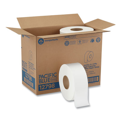envision Jumbo Jr. Bathroom Tissue Roll, Septic Safe, 2-Ply,
