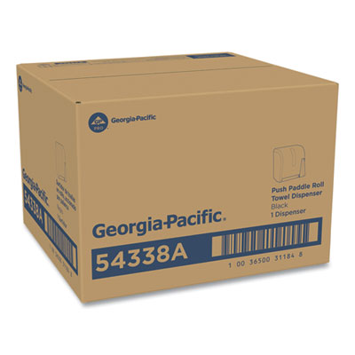 Hygienic Push-Paddle Roll Towel Dispenser, 13 X 10 X 14.4, B