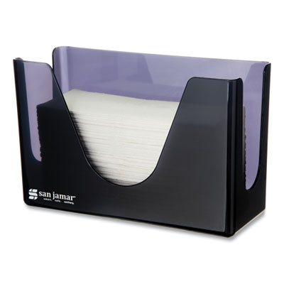 Countertop Folded Towel Dispenser, 11 X 4.38 X 7, Black Pear