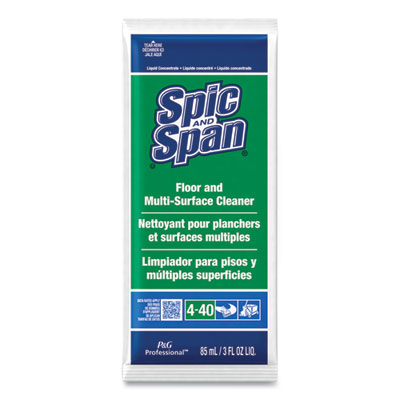 Liquid Floor Cleaner, Fresh Scent, 3 oz Packet, 45/Carton
