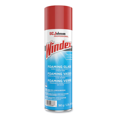 Foaming Glass Cleaner, 20 oz Aerosol Spray, 6/Carton